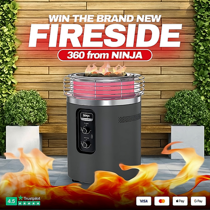 HearthGlow™ – Outdoor Propane Heater & Smokeless Fire Pit