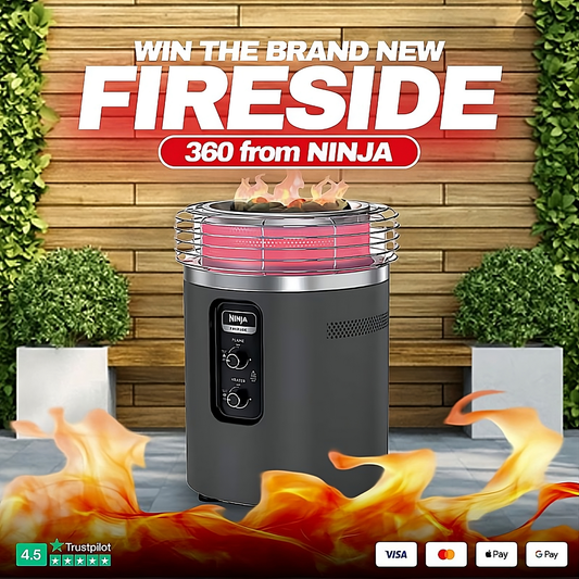 HearthGlow™ – Outdoor Propane Heater & Smokeless Fire Pit